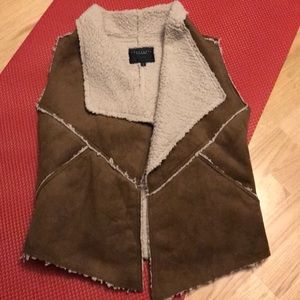 Warm Faux suede vest